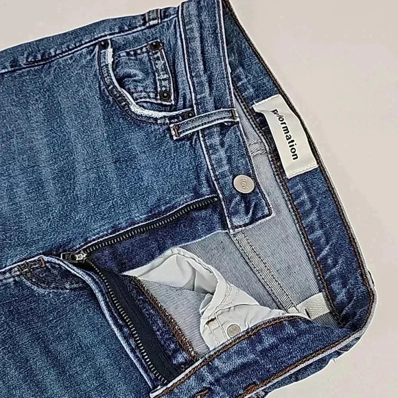 Reformation High & Skinny Jean in Color Rhine - Picture 6 of 12